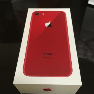 アップル(Apple)のiPhone8 64gb red SIMフリー 新品未使用 残債なし(スマートフォン本体)