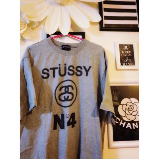 ステューシー(STUSSY)の本日限定！STUSSY グレー Tシャツ ワンピ(ひざ丈ワンピース)