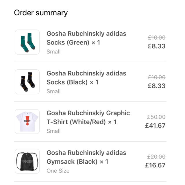 gosha rubchinskiy ナップサック メンズのバッグ(バッグパック/リュック)の商品写真