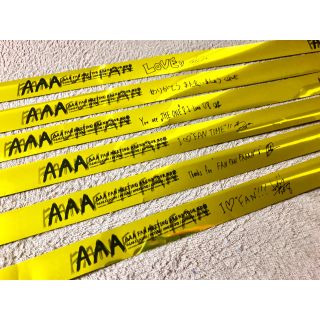 トリプルエー(AAA)のAAA 金テープ 銀テープ FFF ファンミーティング 全員 フル 6本セット(その他)