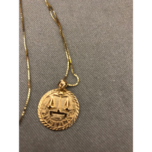 Supreme Justice Gold Pendant 18ss 14k