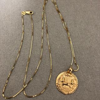 18ss supreme gold justice pendant ネックレス