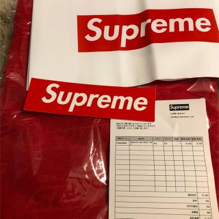 シュプリーム(Supreme)のSupreme Logo Beach Towel 赤(タオル/バス用品)