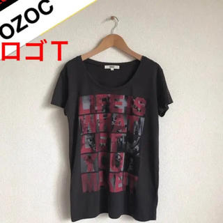 オゾック(OZOC)の【OZOC】ロゴ Tシャツ ロックT★黒 ブラック(Tシャツ(半袖/袖なし))