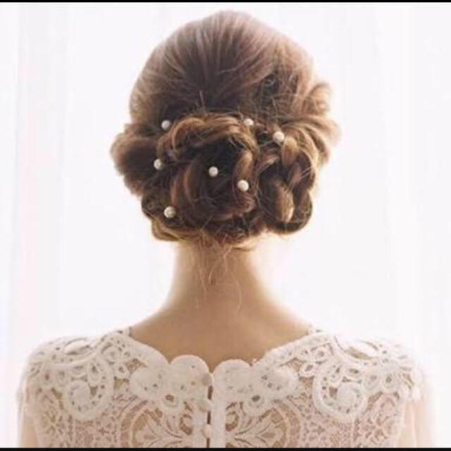 髪飾り パール 結婚式 結婚式コーデ ヘアアクセサリー ヘアピン ヘッドドレスの通販 By Coro ラクマ