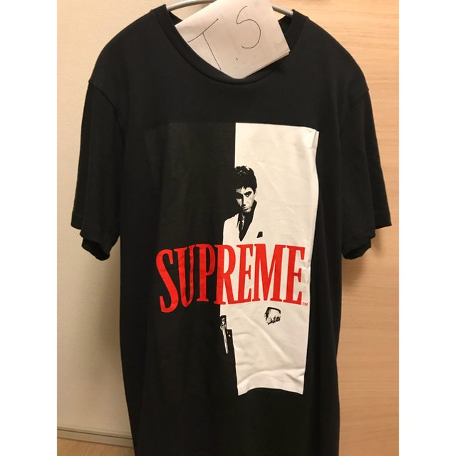 ★Supreme★ Scarface Split Tee ブラック 黒［L］