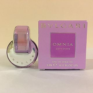 ブルガリ(BVLGARI)の⭐︎新品⭐︎ブルガリ オムニアアメジスト EDT 5ml(香水(女性用))