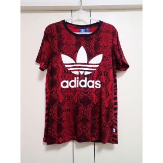 アディダス(adidas)のadidas originals アディダス オリジナルス 総柄Tシャツ M(Tシャツ/カットソー(半袖/袖なし))