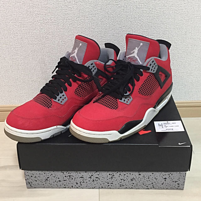 NIKE(ナイキ)のAIR JORDAN 4 RETRO "TORO BRAVO" メンズの靴/シューズ(スニーカー)の商品写真