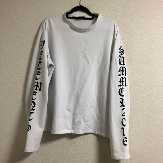 Balenciaga(バレンシアガ)のVETEMENTS ロングスリーブ ロンT 16ss メンズのトップス(Tシャツ/カットソー(七分/長袖))の商品写真