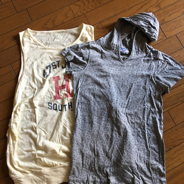 Asrabbit(エーズラビット)のエーズラビット Ｔシャツ ノースリーブ 半袖 セット レディースのトップス(Tシャツ(半袖/袖なし))の商品写真