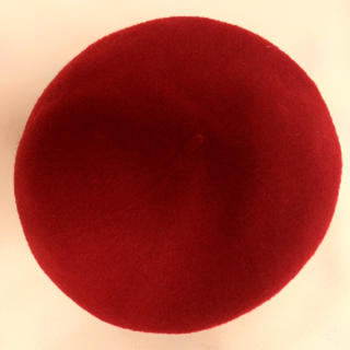 アースミュージックアンドエコロジー(earth music & ecology)のベレー帽 赤(ハンチング/ベレー帽)