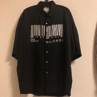 シャリーフ(SHAREEF)のSHAREEF ”BARCORD” EMB. S/S BIG SHIRTS(シャツ)