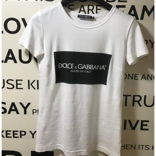 ドルチェアンドガッバーナ(DOLCE&GABBANA)の★DOLCE&GABBANA  コットン100%Tシャツ★(Tシャツ(半袖/袖なし))