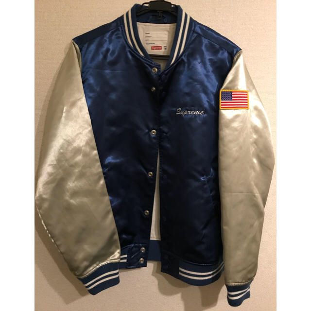 Supreme(シュプリーム)のsupreme satin club jacket ジャケット M サテン メンズのジャケット/アウター(スタジャン)の商品写真