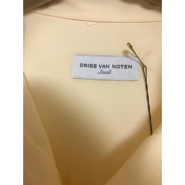 DRIES VAN NOTEN(ドリスヴァンノッテン)のDRIES VAN NOTEN シャツワンピース イエロー シャツ レディースのワンピース(ひざ丈ワンピース)の商品写真