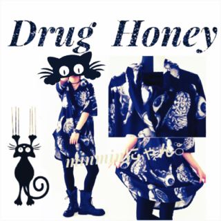 ファンキーフルーツ(FUNKY FRUIT)の[Drug]臓器移植総柄BIG半袖プルオーバー(パーカー)