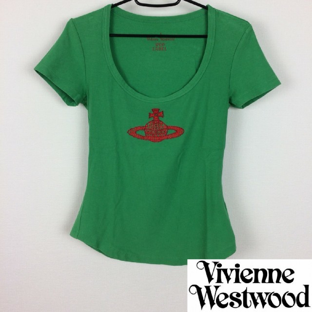 Vivienne Westwood(ヴィヴィアンウエストウッド)の美品 ヴィヴィアンウエストウッドレッドレーベル 半袖Tシャツ サイズM レディースのトップス(Tシャツ(半袖/袖なし))の商品写真