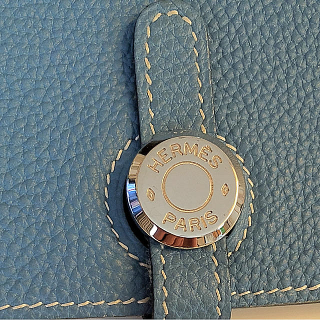Hermes(エルメス)のエルメス ドゴン ブルージーン コインケース付き レディースのファッション小物(財布)の商品写真