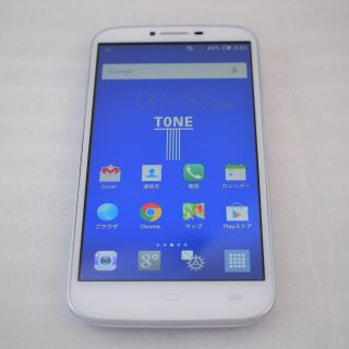 アンドロイド(ANDROID)のSIMフリースマホ TONE m14 Android4.2.2 クアッドコア(スマートフォン本体)