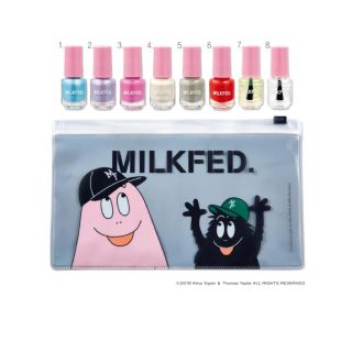 ミルクフェド(MILKFED.)のmini8月号付録 バーバパパ ネイルセット(マニキュア)