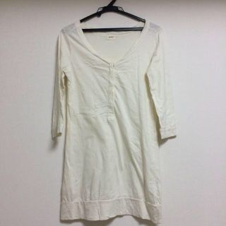 五分袖 コットンカットソー(Tシャツ(長袖/七分))