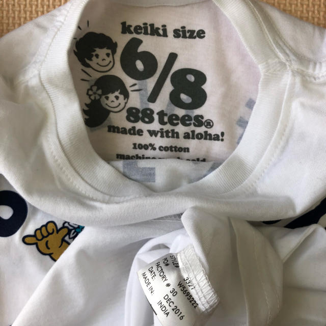 88TEES(エイティーエイティーズ)の新品☆88tees Ｔシャツ 白 キッズ/ベビー/マタニティのキッズ服女の子用(90cm~)(Tシャツ/カットソー)の商品写真