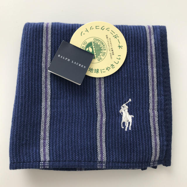 Ralph Lauren(ラルフローレン)のRALPH LAUREN コットンタオルハンカチ 新品 メンズのファッション小物(ハンカチ/ポケットチーフ)の商品写真