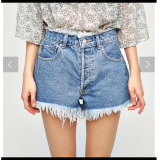 moussy(マウジー)のFRINGE short pants☆MOUSSY レディースのパンツ(ショートパンツ)の商品写真