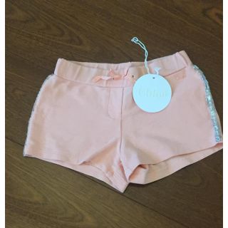 クロエ(Chloe)の値下！クロエ Chloe ショートパンツ 5Y 115 110 120 ビジュー(パンツ/スパッツ)