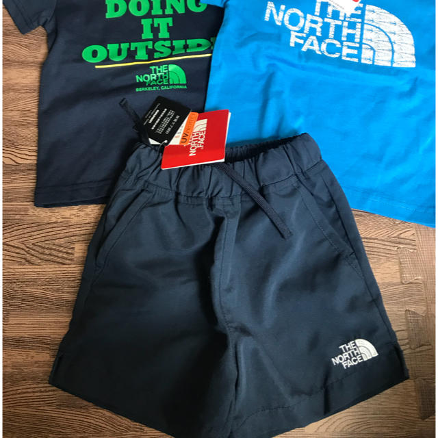 THE NORTH FACE(ザノースフェイス)のノースフェイス80セット キッズ/ベビー/マタニティのベビー服(~85cm)(Ｔシャツ)の商品写真