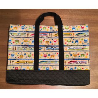 ※はなまりん様専用※【ハンドメイド】レッスンバッグ(電車)(外出用品)