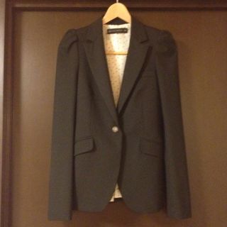 ザラ(ZARA)のZARA♡黒やや長めマニッシュジャケット(テーラードジャケット)