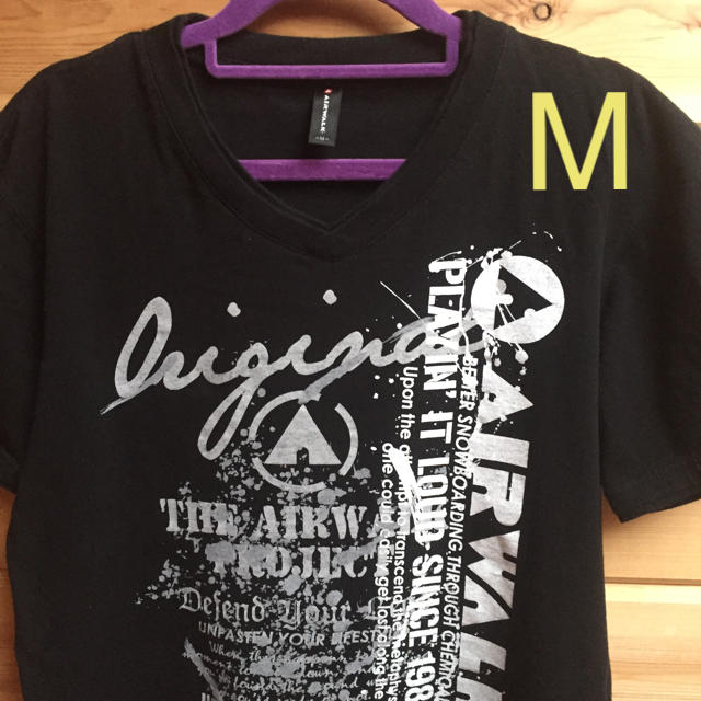 Avail(アベイル)のTシャツ ［Vネック］ブラック メンズのトップス(Tシャツ/カットソー(半袖/袖なし))の商品写真