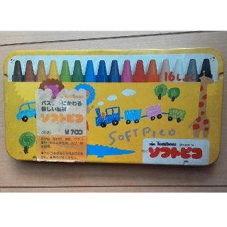 トンボエンピツ(トンボ鉛筆)のクレヨン　トンボ　ソフトピコ　１６色(クレヨン/パステル)