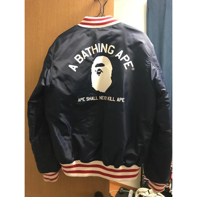 A BATHING APE(アベイシングエイプ)のアベイシングエイプ ma-1 メンズのジャケット/アウター(スタジャン)の商品写真