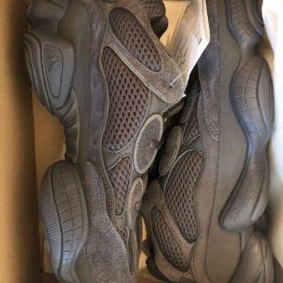 アディダス(adidas)の[27.5cm] adidas YEEZY 500 F36640 黒(スニーカー)