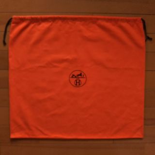 エルメス(Hermes)の⭐️yukausachi様専用  エルメス オレンジ 大 巾着 布袋 保存袋 (その他)