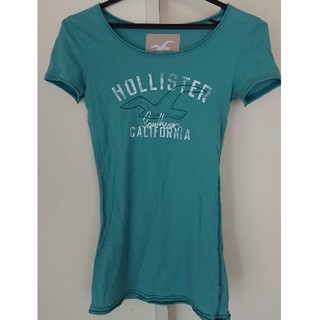 ホリスター(Hollister)のHOLLISTER ブルーグリーンTシャツ(Tシャツ(半袖/袖なし))