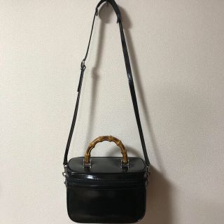 グッチ(Gucci)のもうすぐ取り下げ GUCCI グッチ バンブー バニティ バッグ ヴィンテージ(ハンドバッグ)