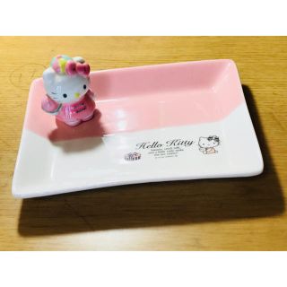 ハローキティ(ハローキティ)のキティちゃん♡ミニ皿、爪楊枝入れ(食器)