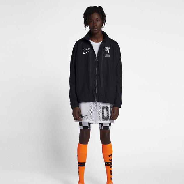 NIKE(ナイキ)のNIKE OFF WHITE TRACK JACKET M size  メンズのジャケット/アウター(ナイロンジャケット)の商品写真