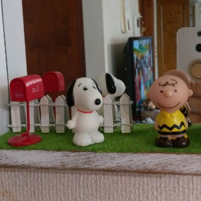 PEANUTS(ピーナッツ)の【SNOOPYの世界①】スヌーピー&チャーリー インテリア/住まい/日用品のインテリア小物(ウェルカムボード)の商品写真