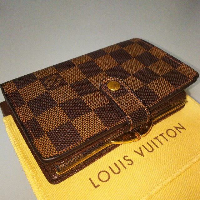 正規品】LOUIS VUITTON ダミエ ポルトモネ ヴィエノワ エベヌ - 財布