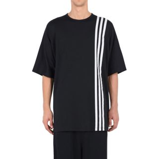 ワイスリー(Y-3)のY-3 3-STRIPES TEE Sサイズ ストライプスティー(Tシャツ/カットソー(半袖/袖なし))