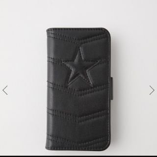 マウジー(moussy)の★ままぴちさま早期相談品★STAR MOTIF PHON CASE ブラック(iPhoneケース)