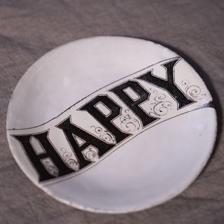 アッシュペーフランス(H.P.FRANCE)のastier de villatteHAPPYプレートアスティエドヴィラット(食器)