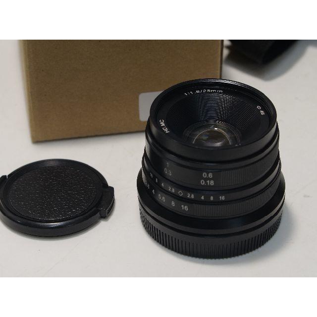 Canon(キヤノン)の中古 muk CL25EOSM　中華レンズ EOS用 25mm f1.8  スマホ/家電/カメラのカメラ(レンズ(単焦点))の商品写真