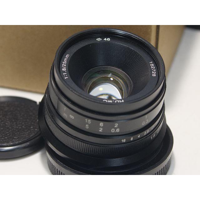 Canon(キヤノン)の中古 muk CL25EOSM　中華レンズ EOS用 25mm f1.8  スマホ/家電/カメラのカメラ(レンズ(単焦点))の商品写真