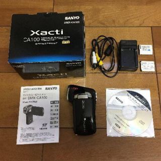 サンヨー(SANYO)の【送料込】SANYO  防水ビデオカメラ　Xacti DMX-CA100(ビデオカメラ)